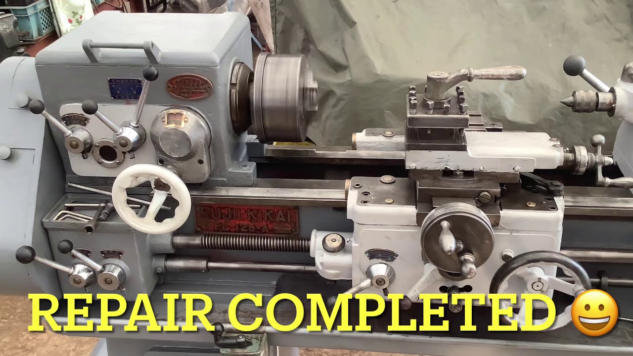 廃品旋盤救出ミッションlathe ripair