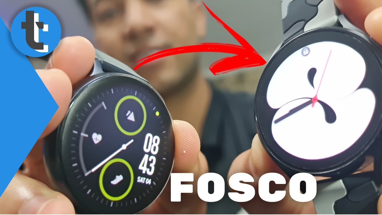 PELÍCULA FOSCA NO RELÓGIO | FICOU INCRÍVEL - Galaxy Watch 4 e Active 2