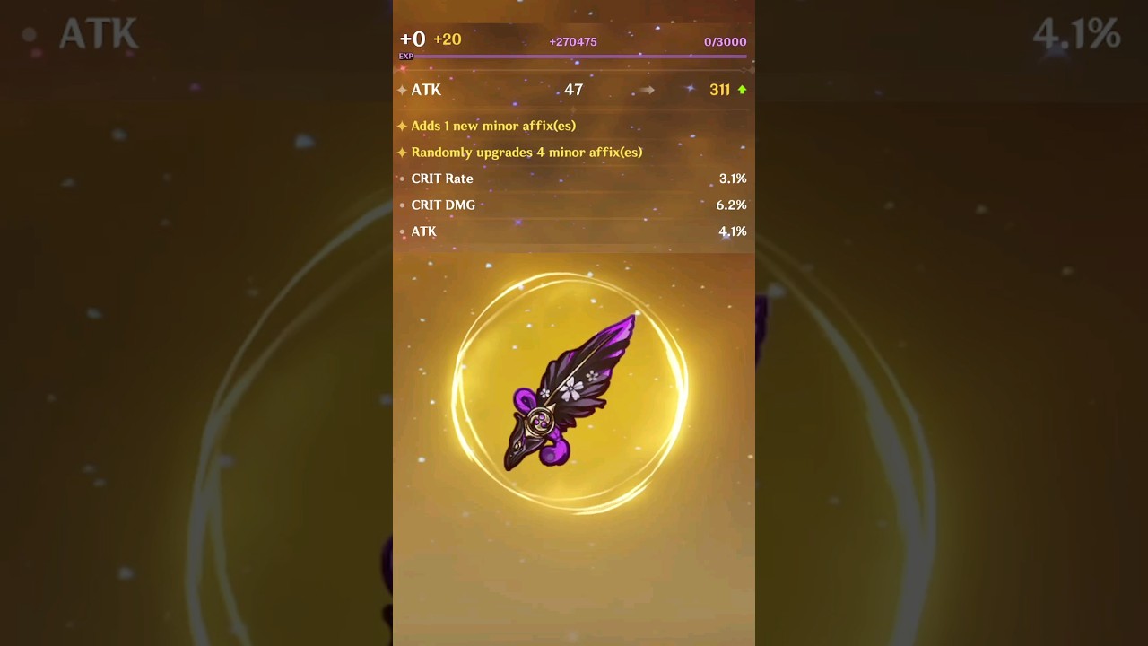 This One Came Out Of Nowhere #genshinimpact #genshin #artifactgenshinimpact #artifactluck #gaming