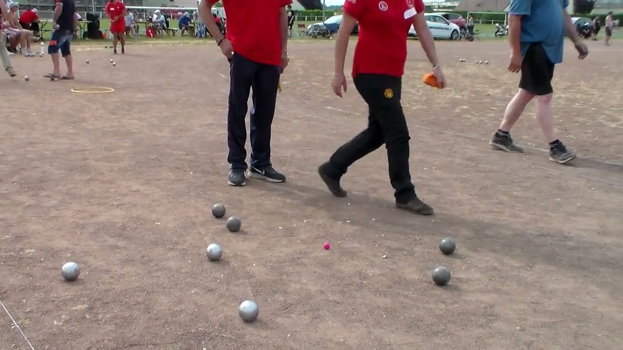Concours de pétanque de Bourg Achard : Le 17/06/2023 Marina et Dominique 3éme partie