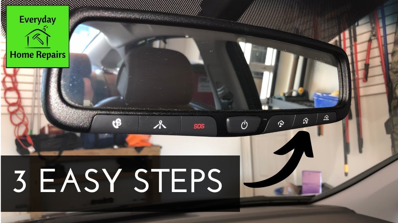 How to Program a HomeLink Garage Door Opener | Hyundai Sonata