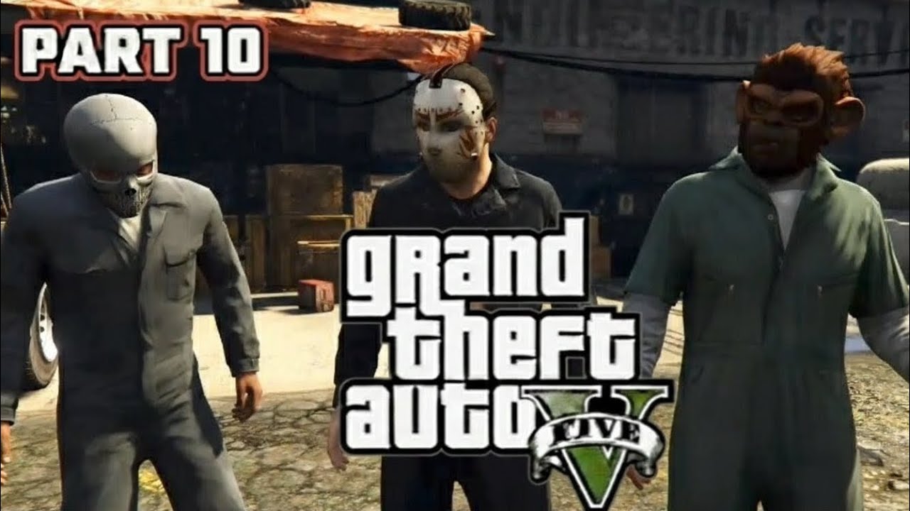 Grand Theft Auto V Gameplay - Blitz Play, Solomon Richards and Trevor Fighting Clowns | #10 