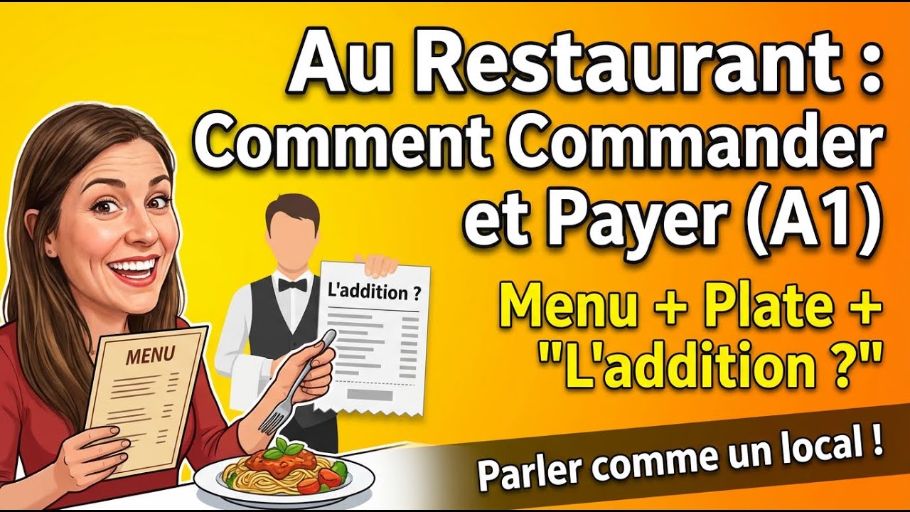 Au Restaurant  Comment Commander et Payer A1