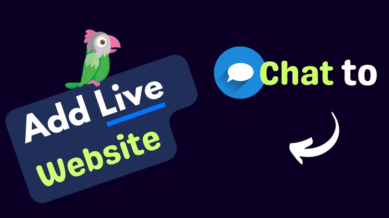 How to add a Free Live Chat to a website
