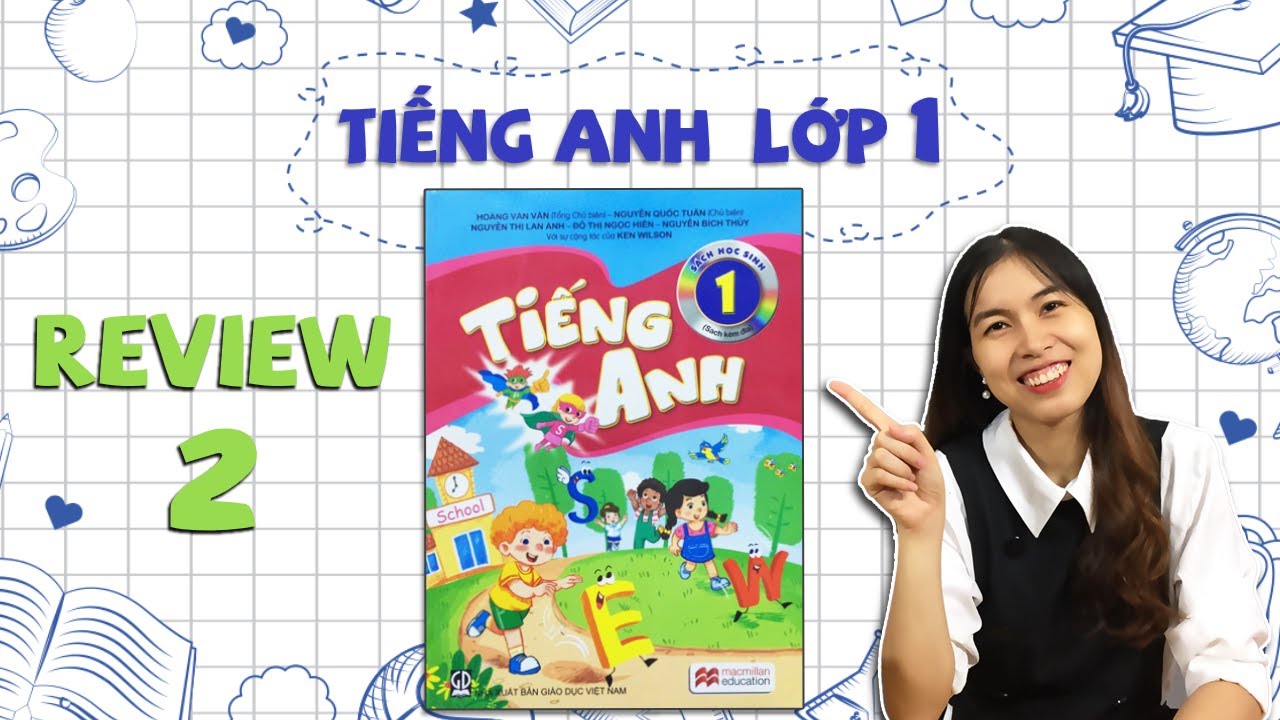 Học tiếng Anh lớp 1 - Review 2 - ÔN TẬP CUỐI KÌ 1 - THAKI
