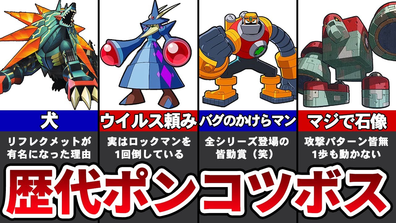歴代ロックマンエグゼの弱すぎた残念なボスTOP5【ゆっくり解説】