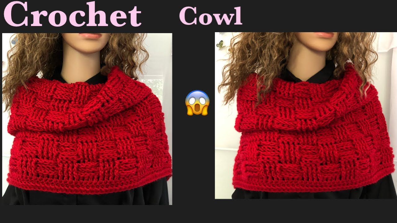 💓Hermosa  y Fácil Bufanda (Cowl) Paso a Paso