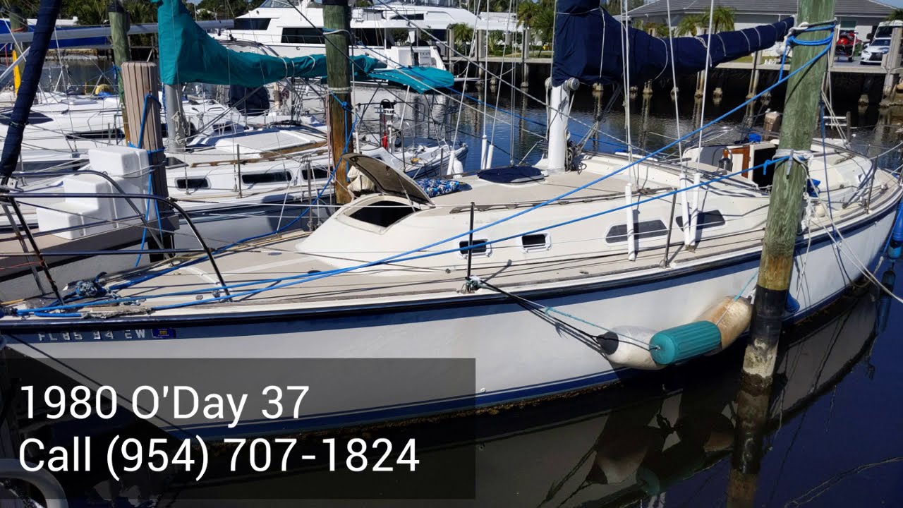 1980 O'Day 37 mid cockpit sailing cruiser