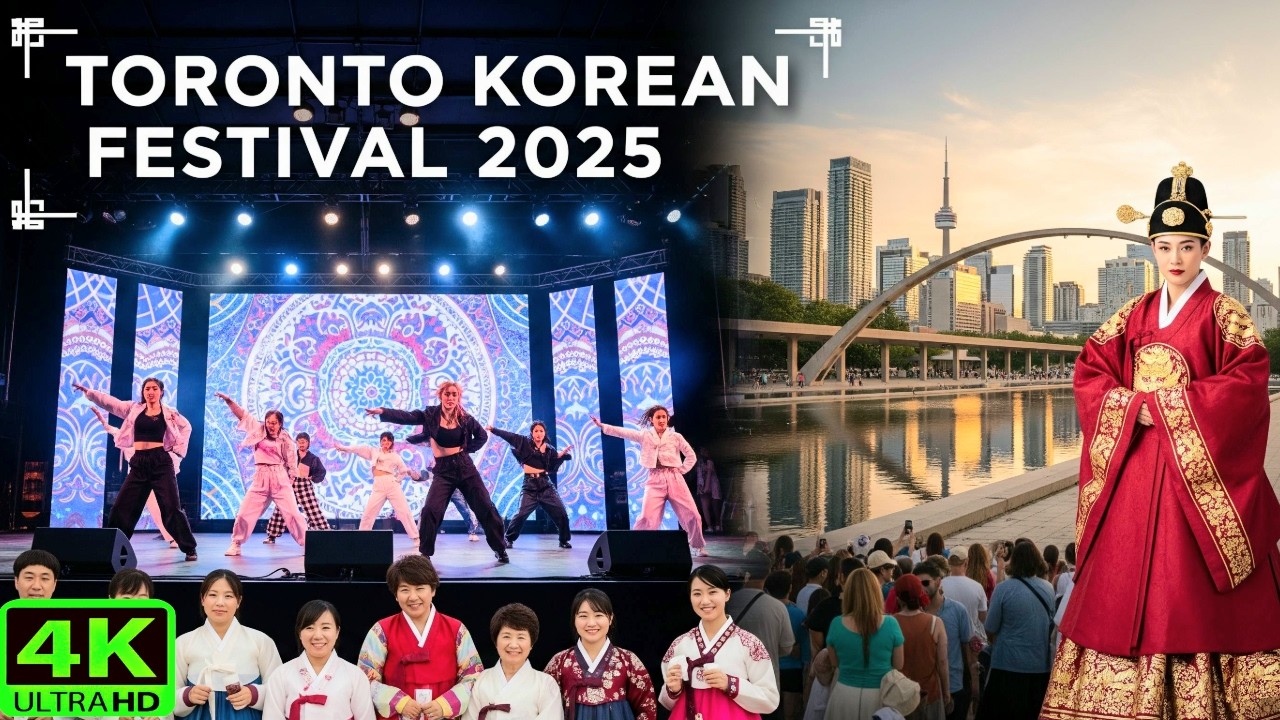 【4K】Toronto Korean Festival 2025 🇰🇷 | Biggest Korean Party in Canada (August 2025)