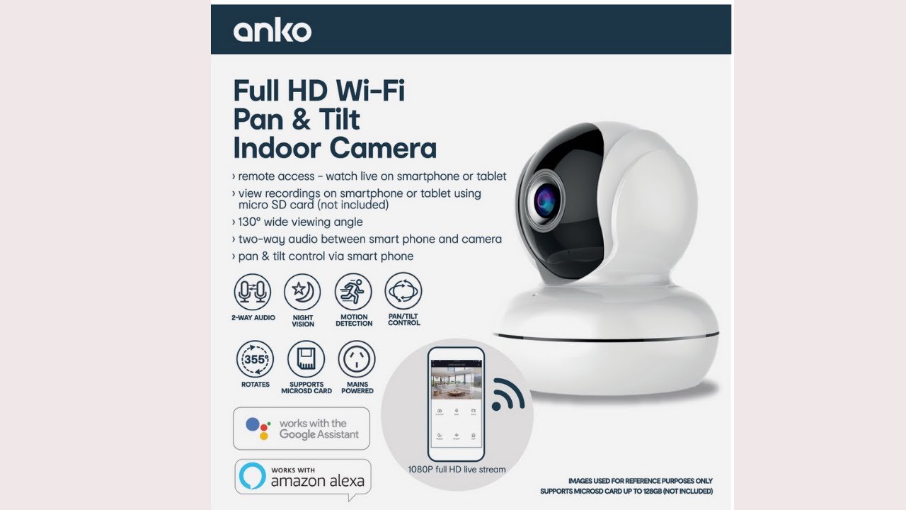 $79 Kmart Anko Full HD Wi-Fi Pan & Tilt Indoor Camera Full Setup and Review: ⭐️ ⭐️ ⭐️ ⭐️ ½