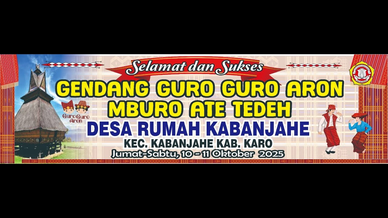 KERJA TAHUN GENDANG GURO GURO ARON DESA RUMAH KABANJAHE