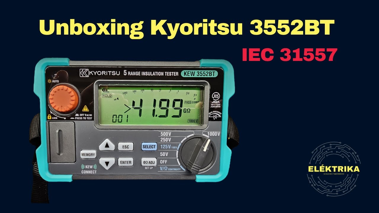Unboxing Kyoritsu 3552BT 