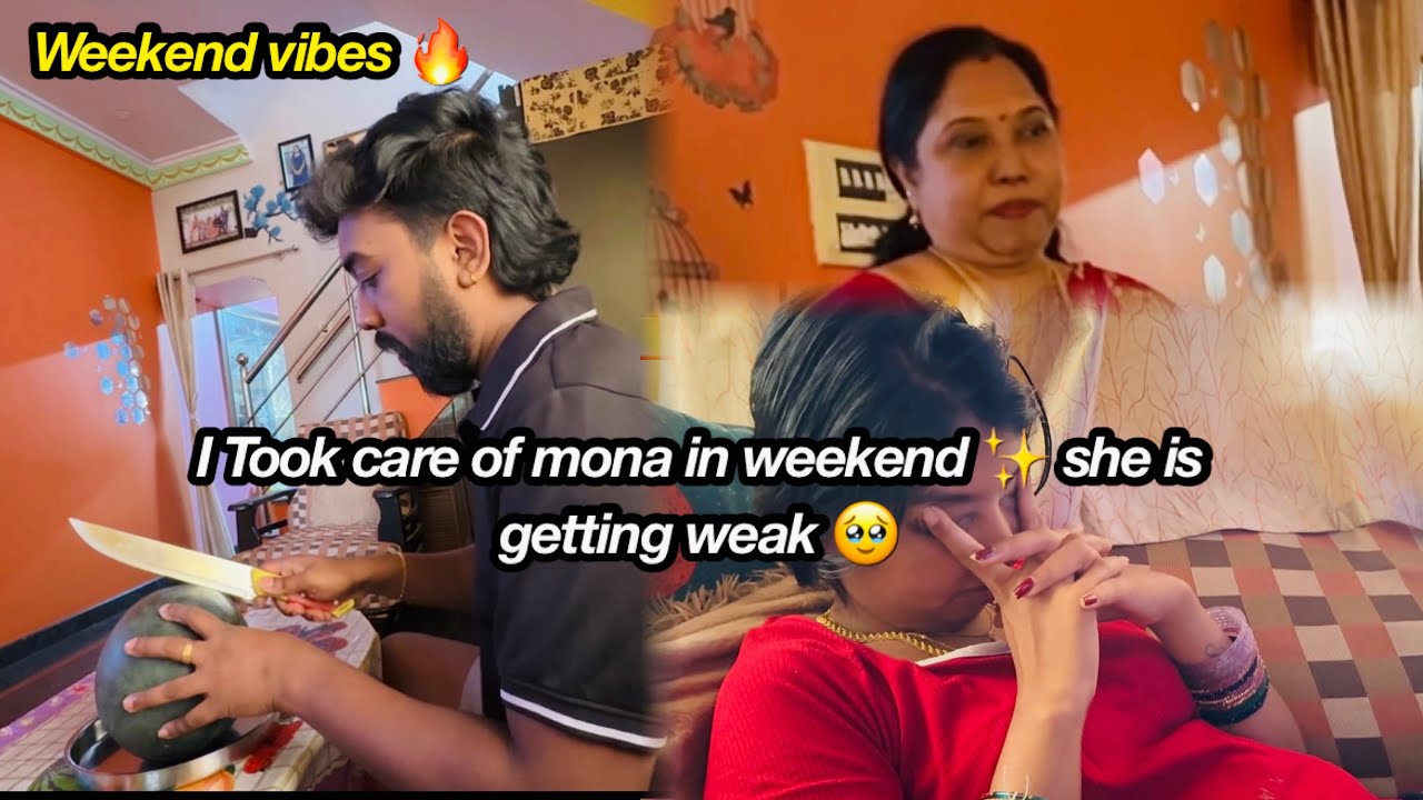 I took care of Mona in weekend 😊/mona is getting weak🥹 #johnvlogs #love #comedy #funny #youtube