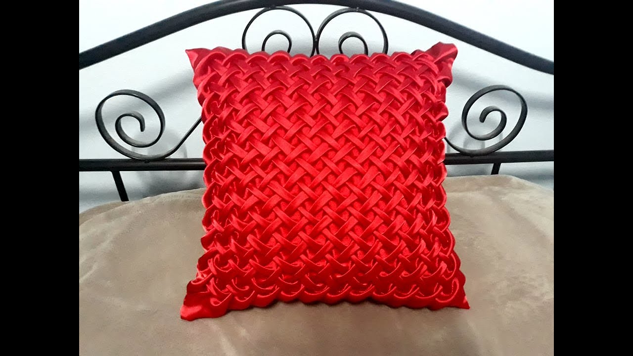 ผังหมอน/สอนวิธีเย็บ/วิธีจับจีบหมอนอิงลายสม๊อค (Smocking Pattern/Smocked Pillow)
