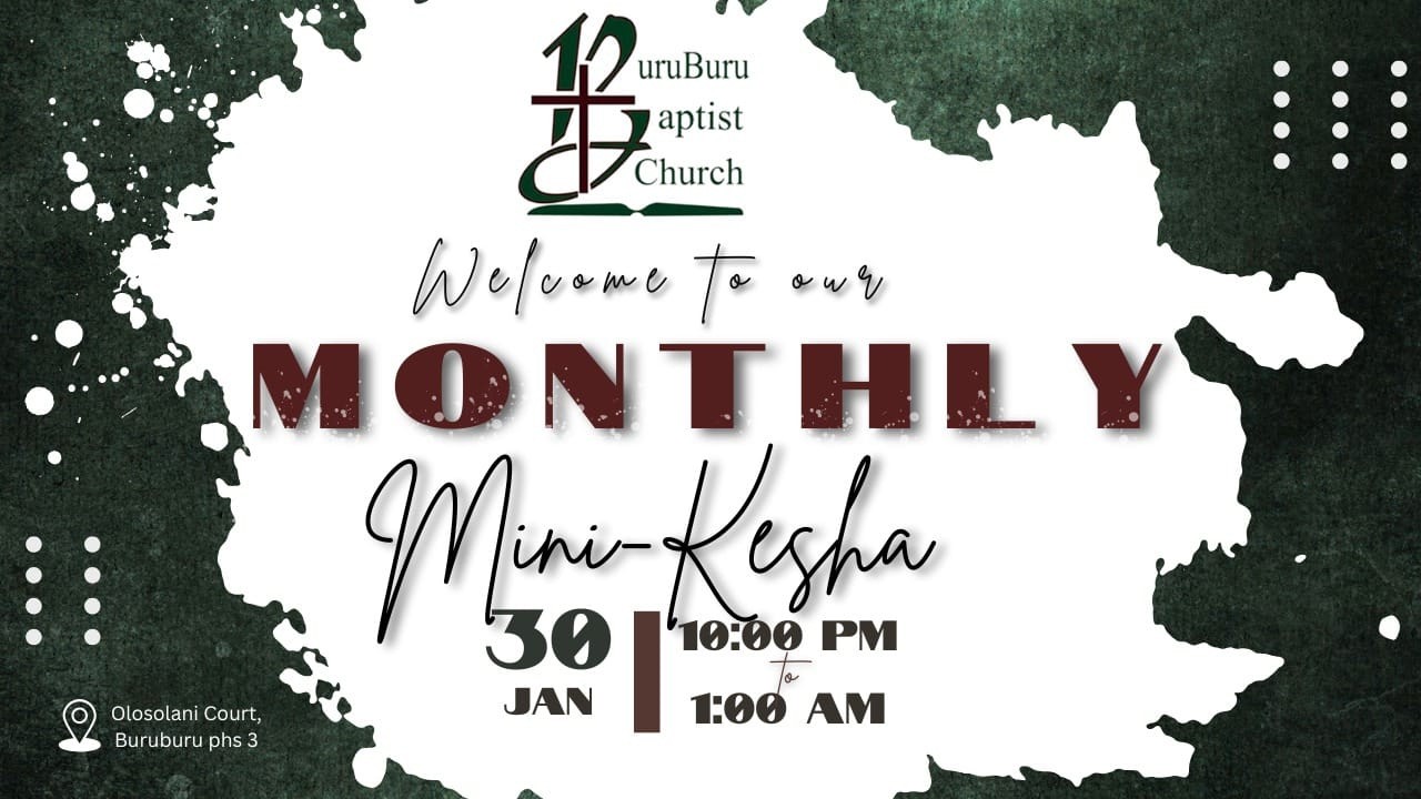 BBC KESHA SERMON ON Galatians 5:16-26 | 30th January 2026