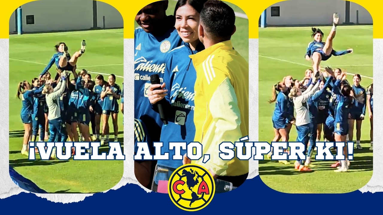 America Femenil: Kiana Palacios se despide de las Águilas entre porras y ambientazo azulcrema 