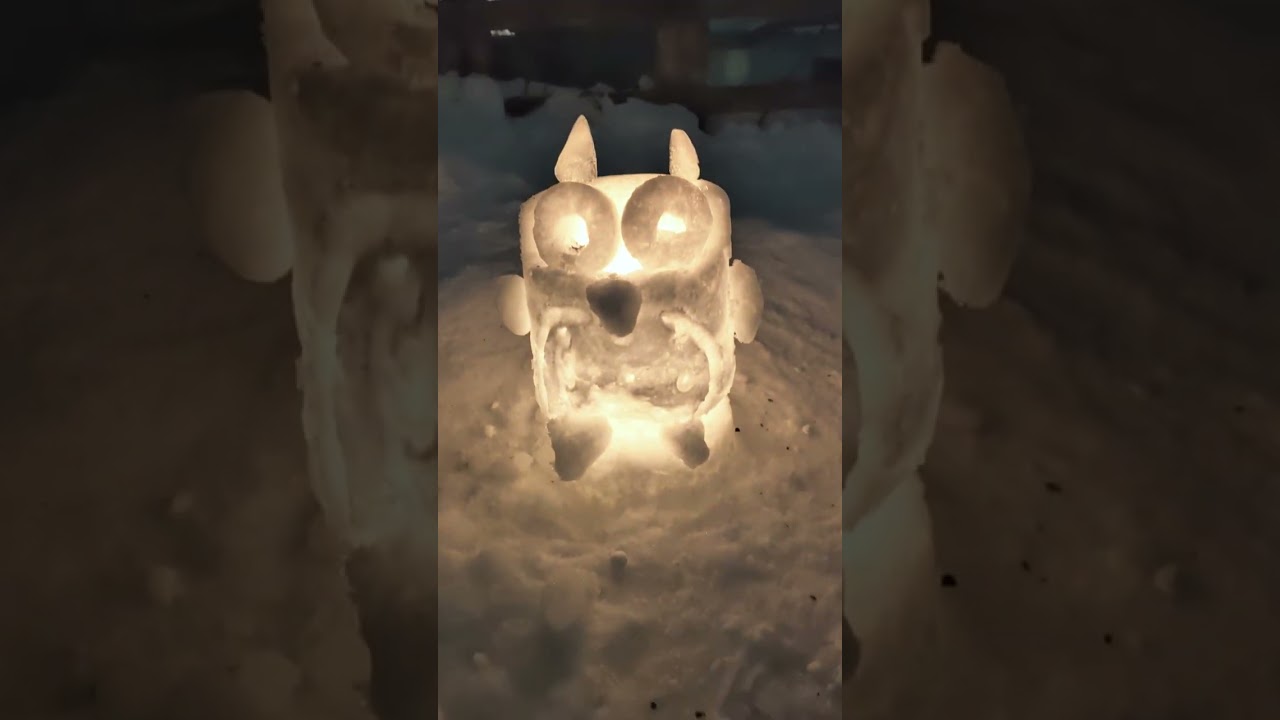 Snow Light Festival in Otaru 