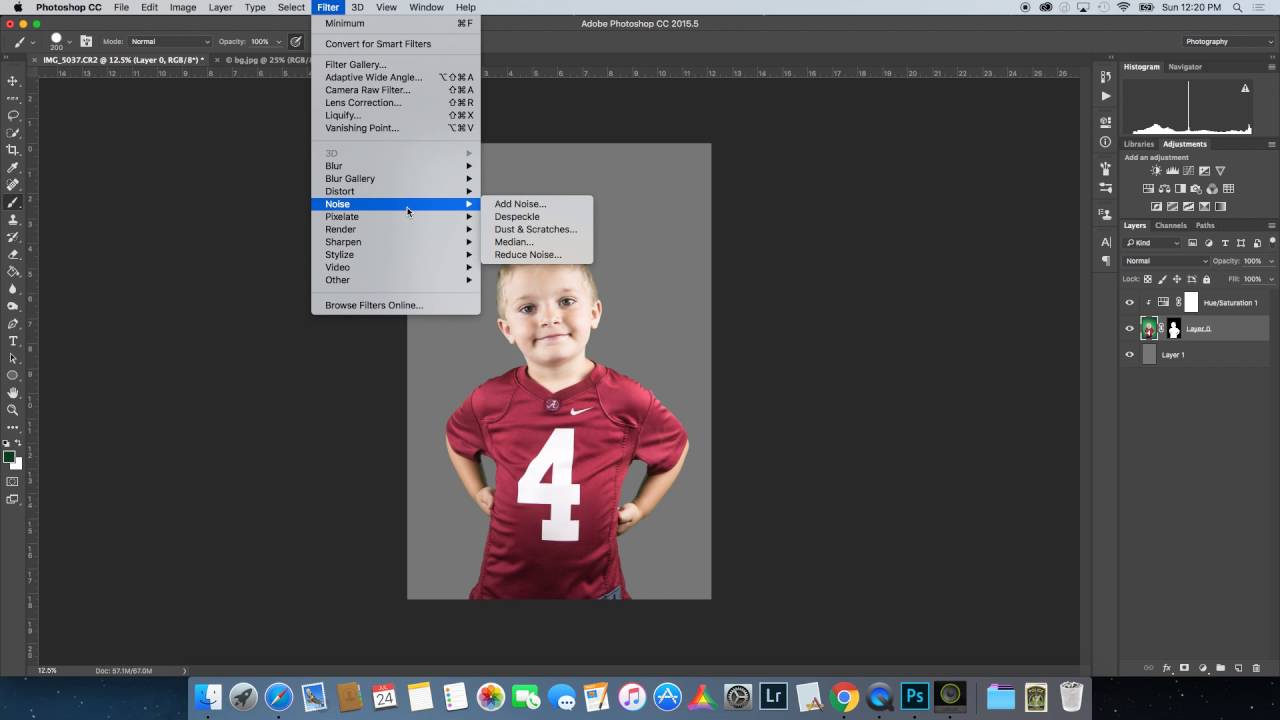How to easily remove a green screen background in photoshop cc