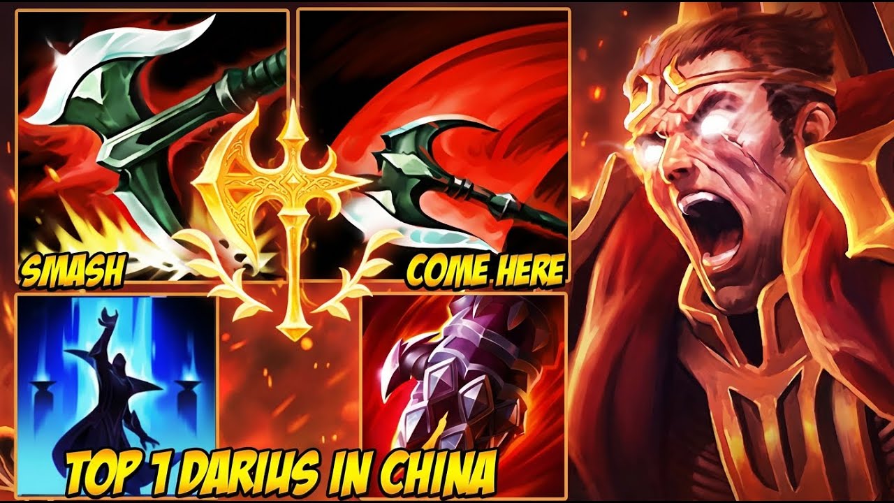 WILD RIFT CHINA TOP 1 DARIUS - DARIUS FEELS UNSTOPPABLE IN SEASON 20