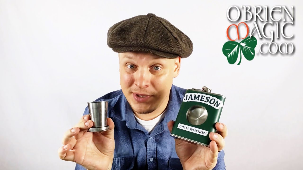 Collapsible Shot Cup w/ Flask | The Perfect Strolling Chop Cup! | Advice for Magicians