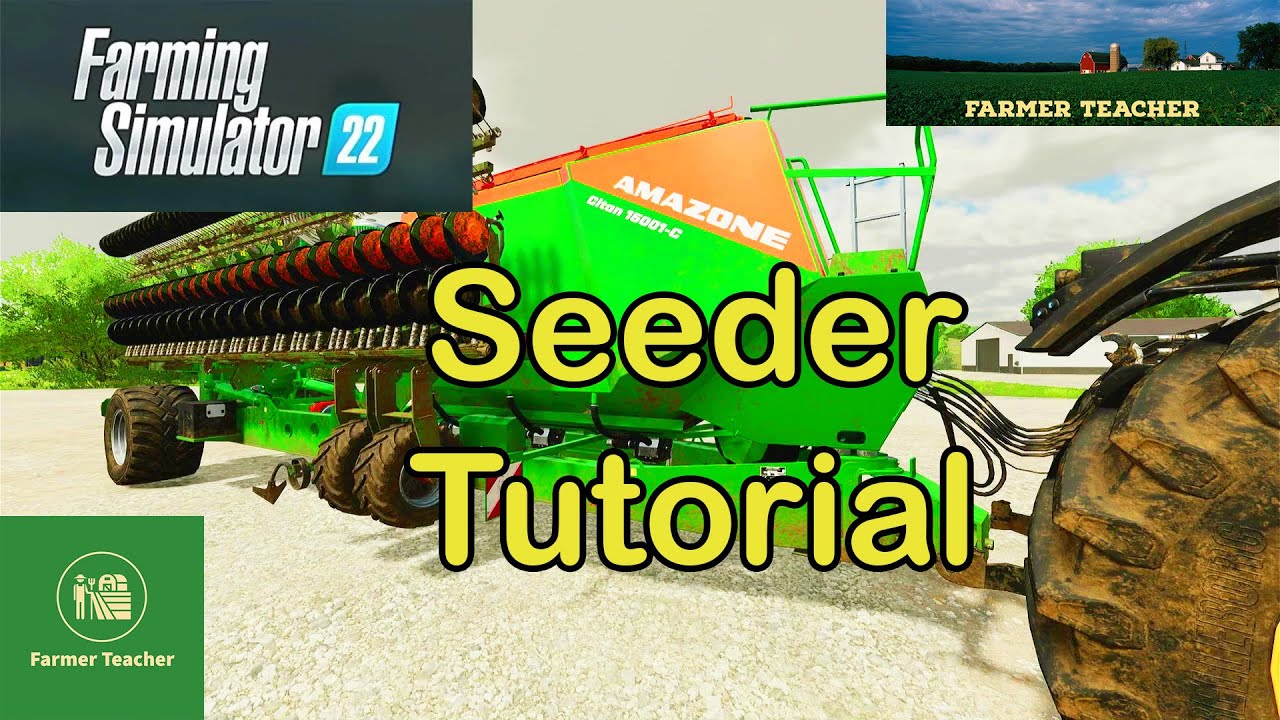 FS 22 Seeder Tutorial on Farming Simulator 22, Amazone Citan