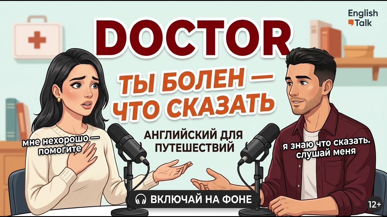 Ты Болен за Границей и Не Знаешь Слов | Врач и Аптека на Английском