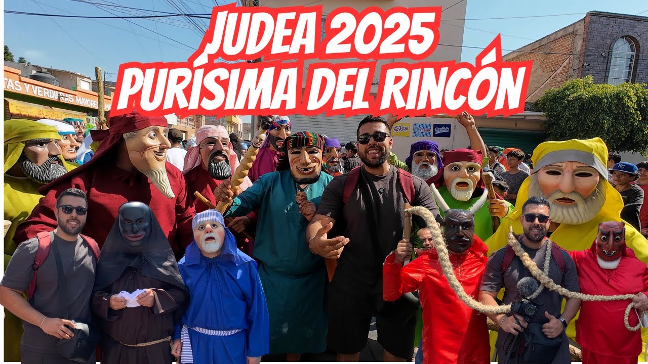 La Judea 2025 en Purísima del Rincón | Tradición, fe y Pueblo | Horca de JUDAS en Purísima. Comparte
