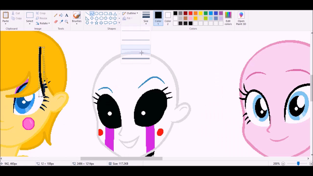 MLP Speedpaint FNaF Girls