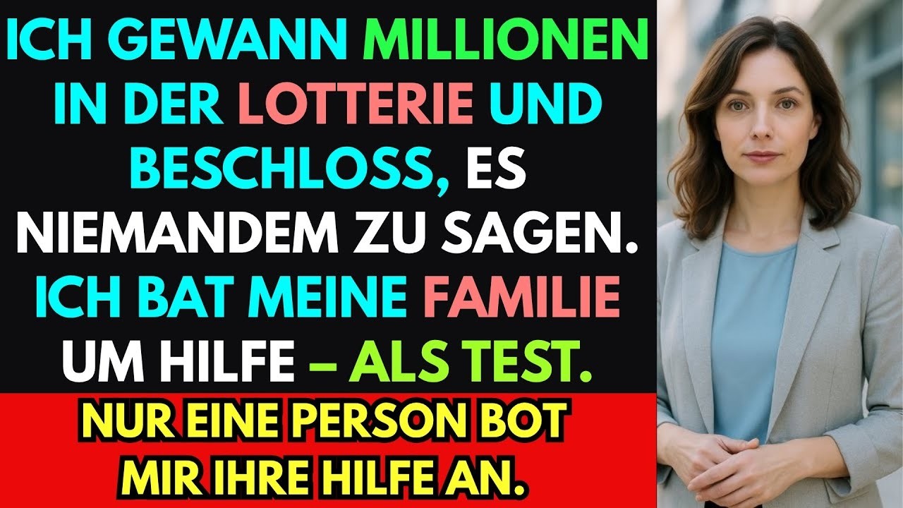 Gewann Millionen In Der Lotterie, Beschloss, Niemandem Zu Sagen Ich Bat Meine Familie Um Hilfe, Al