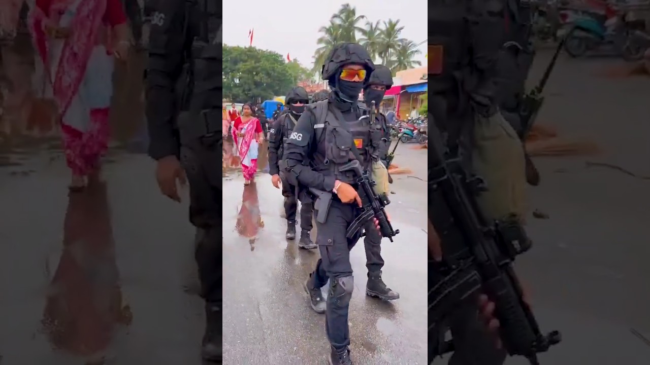 NSG Commandos at the CJP Protest?