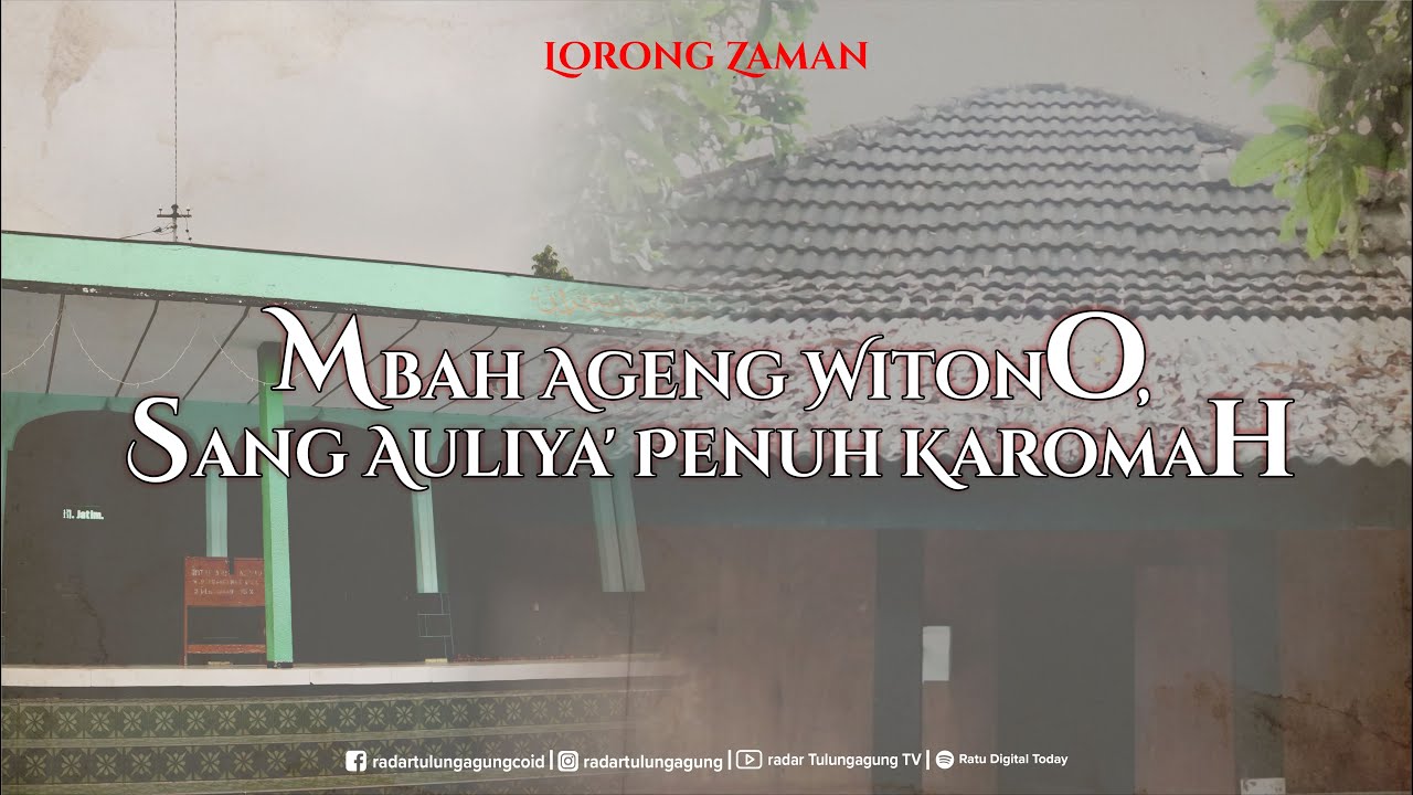 Fakta Masjid Tiban Mbah Ageng Witono Kauman Tulungagung