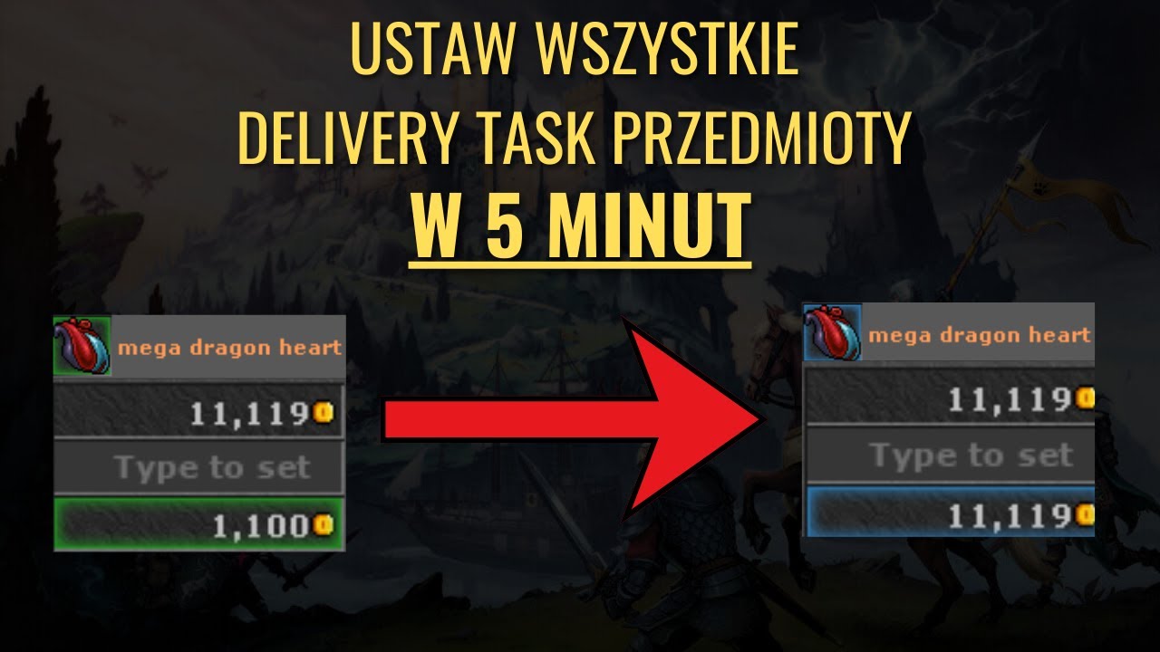 TIBIA PORADNIK WINTER UPDATE 2025 - NIE PRZEGAP ŻADNEGO DELIVERY TASK PRZEDMIOTU NA HUNCIE