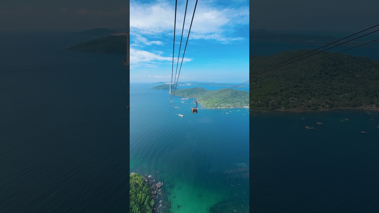 World longest cable car 🏆🚠 #vietnam #phuquoc
