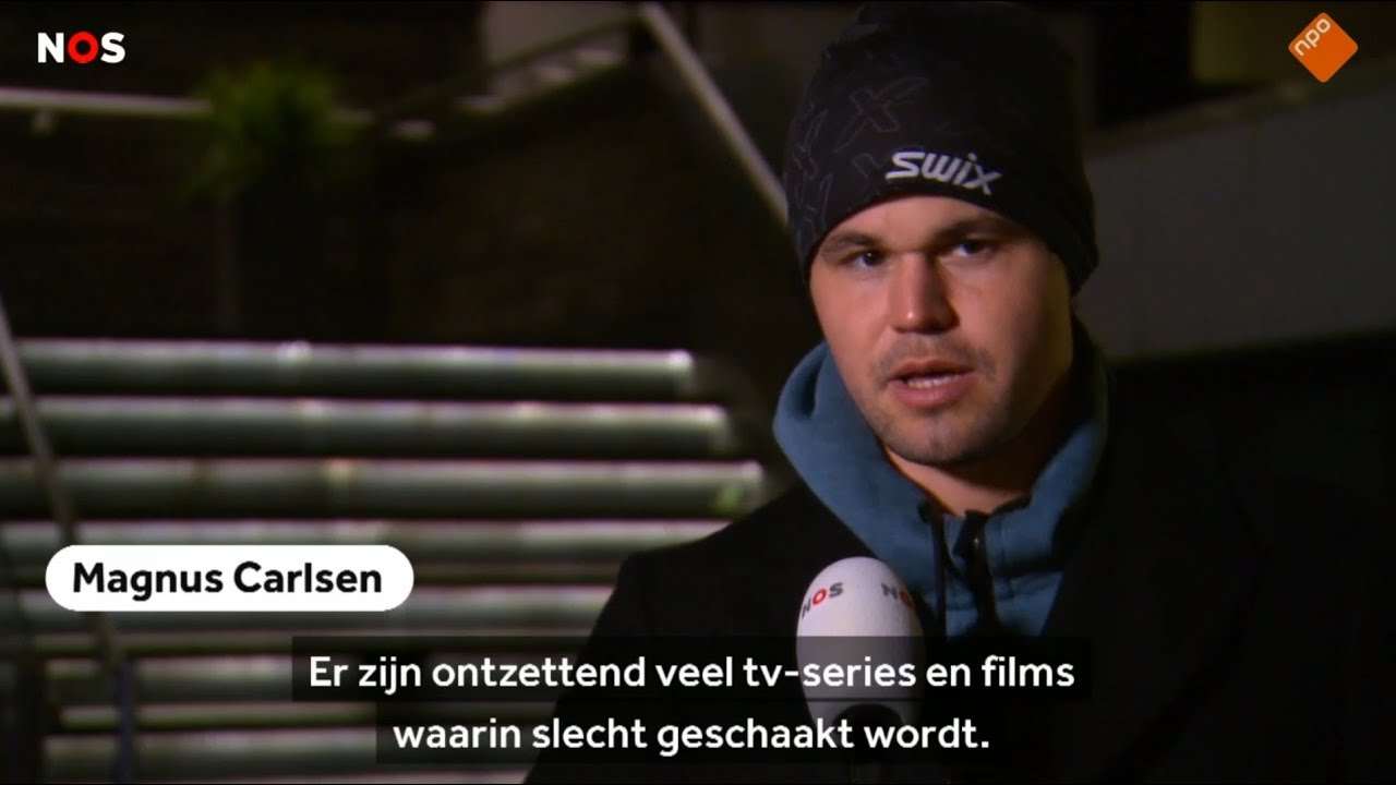Magnus Carlsen and Anish Giri on Dutch TV talking about  the Netflix-serie 'The Queen's Gambit'.