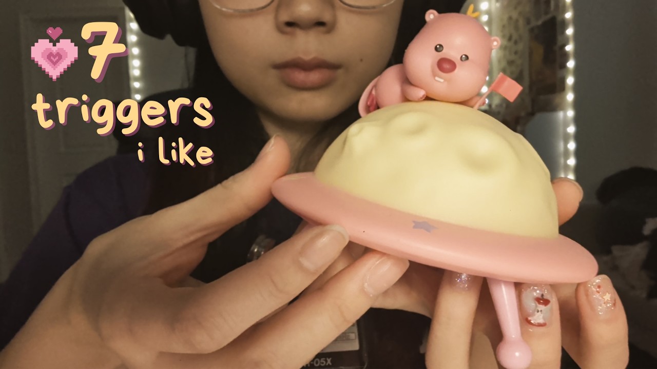 asmr | 7 triggers i like (lots of scratching matte items tbh)