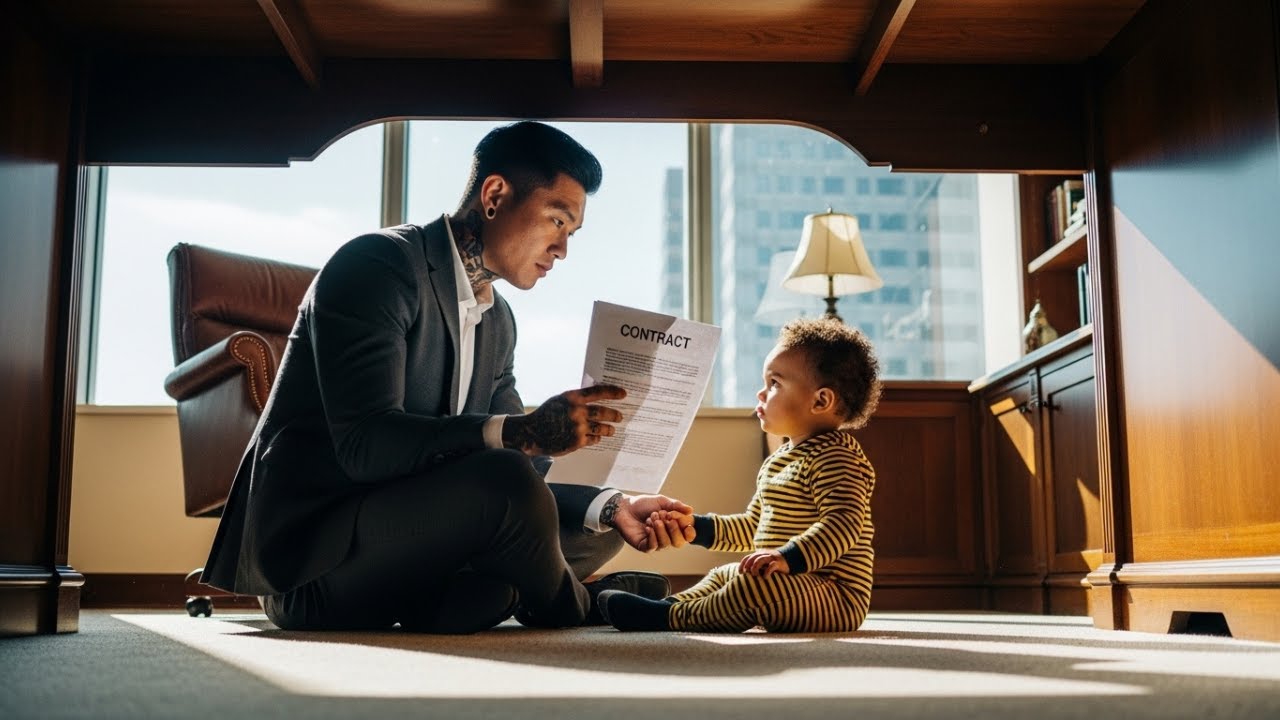 Korean Mafia Boss Froze When The Maid’s Baby Crawled Into His Office and Called Him 'Papa'