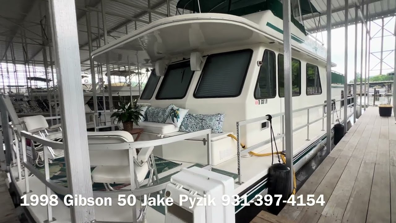 Houseboat for sale 1998 Gibson 50 Cabin Yacht