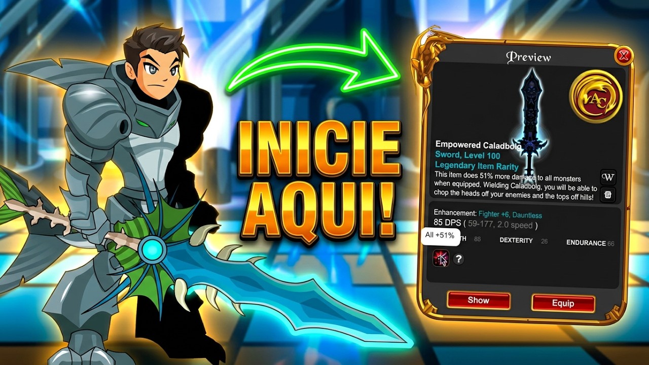 O QUE FAZER PARA INICIAR O ENDGAME DO AQW?