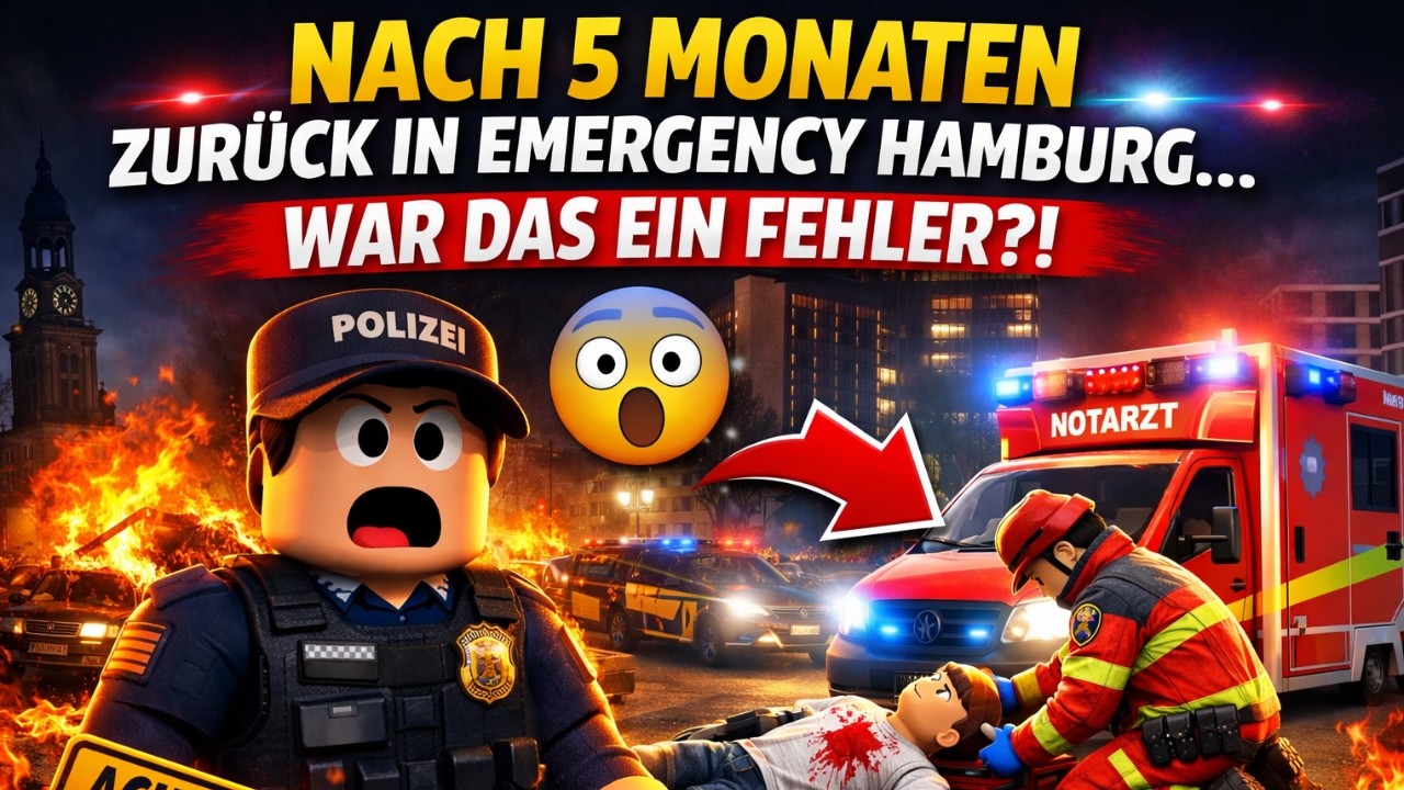 Ich spiele nach 5 Monaten wieder Emergency Hamburg - Roblox | Standogaming