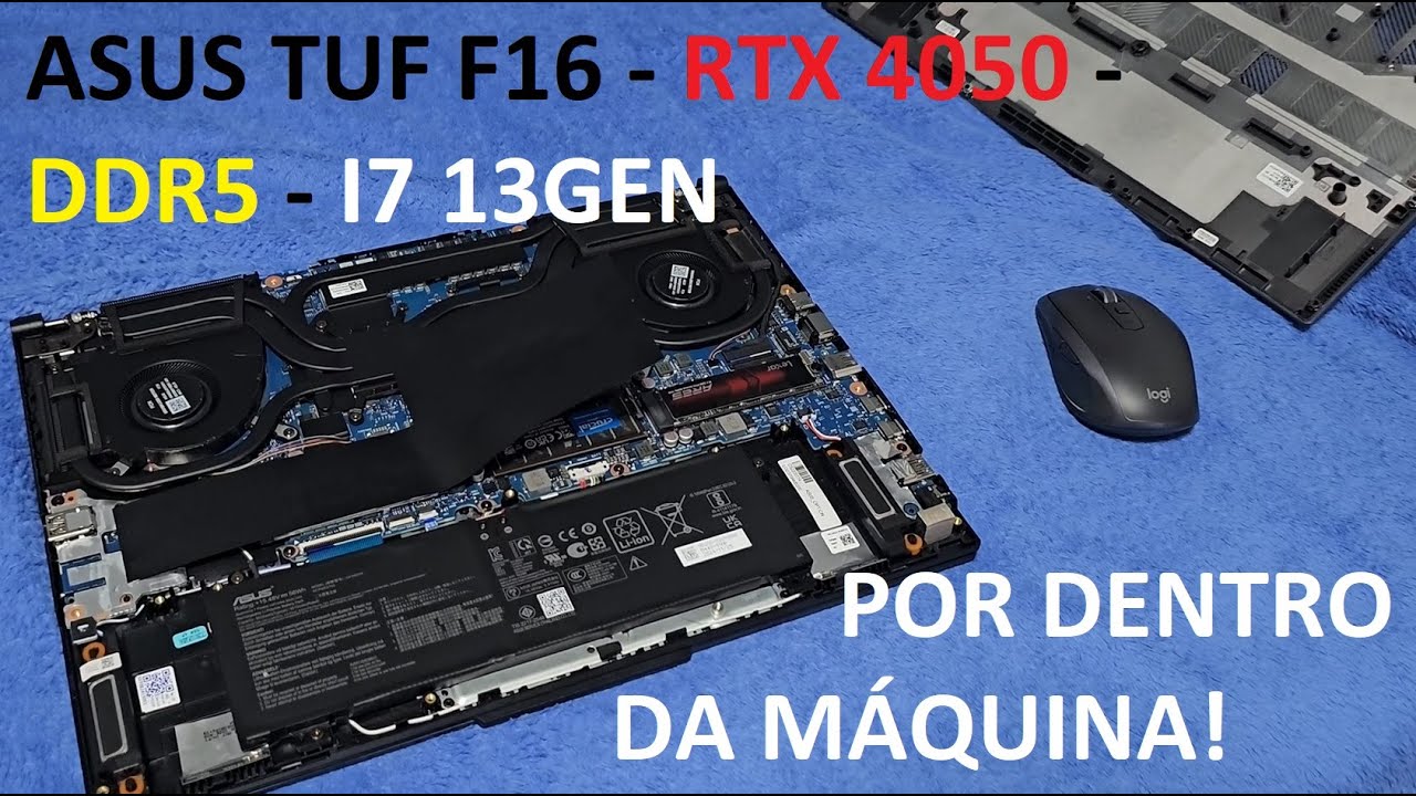 Por Dentro da Máquina - ASUS TUF F16 FX607VU - Porta Thunderbolt 4 com DisplayPort e Carregamento?