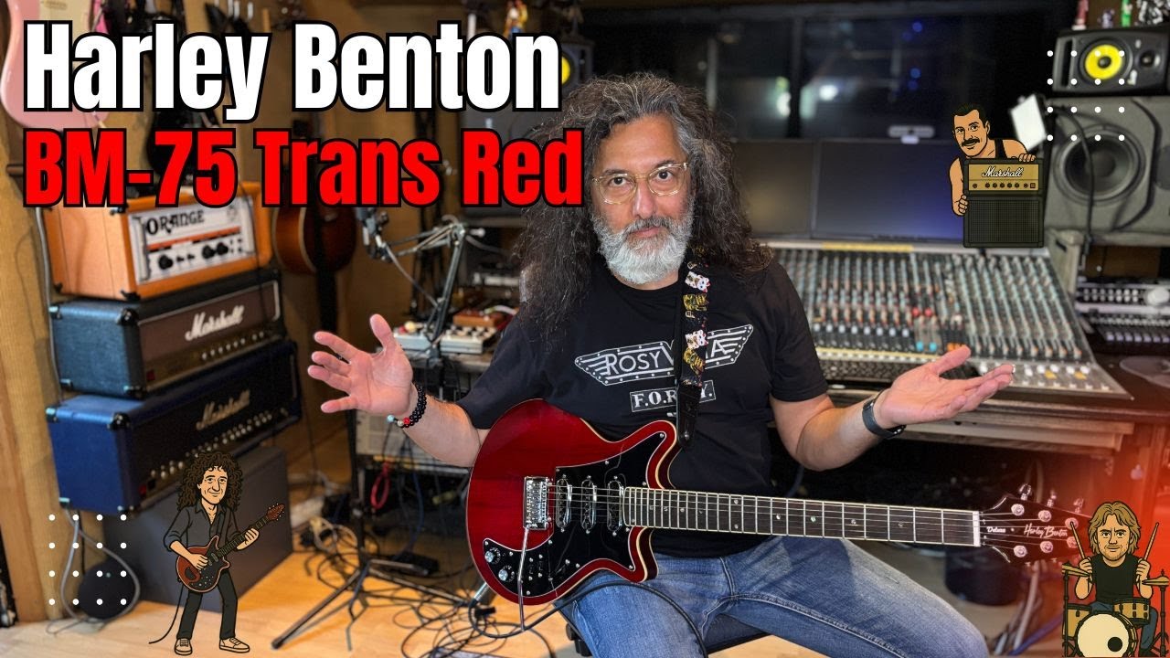 Harley Benton BM 75 Trans Red ✔️ #osmator #ossypfeiffer #mehrbrettnummern