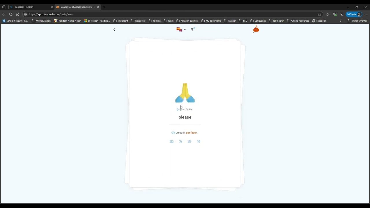 Using DuoCards