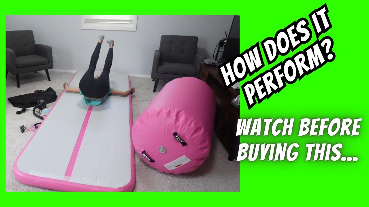 🤸‍♀️ Best Budget Air Track? VEVOR Gymnastics Inflatable Mat Review & Bounce Test!  Amazon Deal