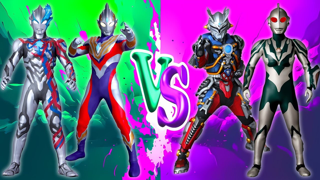 ウルトラマン TRIGGER VS ULTRAMAN BLAZAR VS RIBUT DARKNESS VS ULTROID ZERO #ウルトラマン #怪獣 #星人 #ultraman #anime