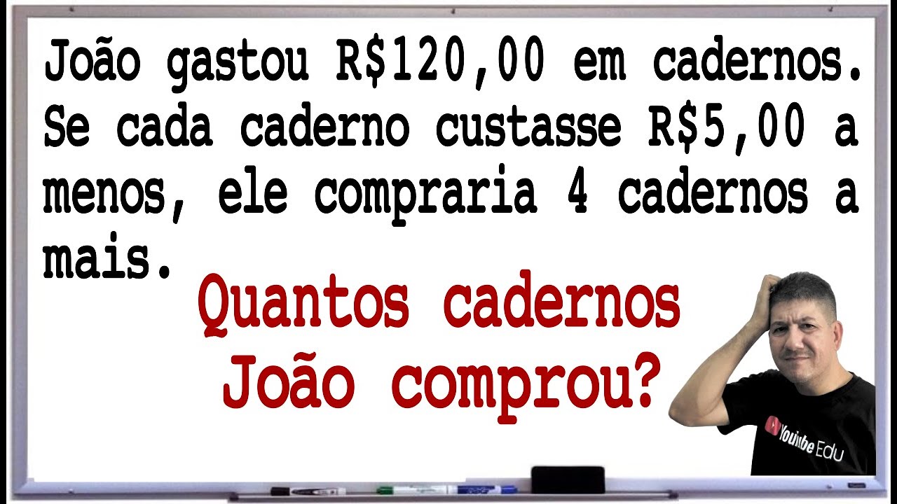 PROBLEMA DE MATEMÁTICA COM EQUAÇÃO DO 2º GRAU #2  - Prof Robson Liers - Mathematicamente