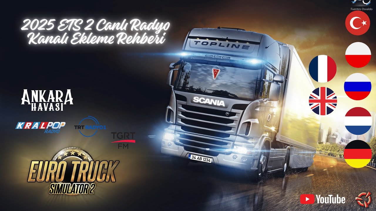 Руководство по добавлению онлайн-радиостанций в ETS 2 (2025)