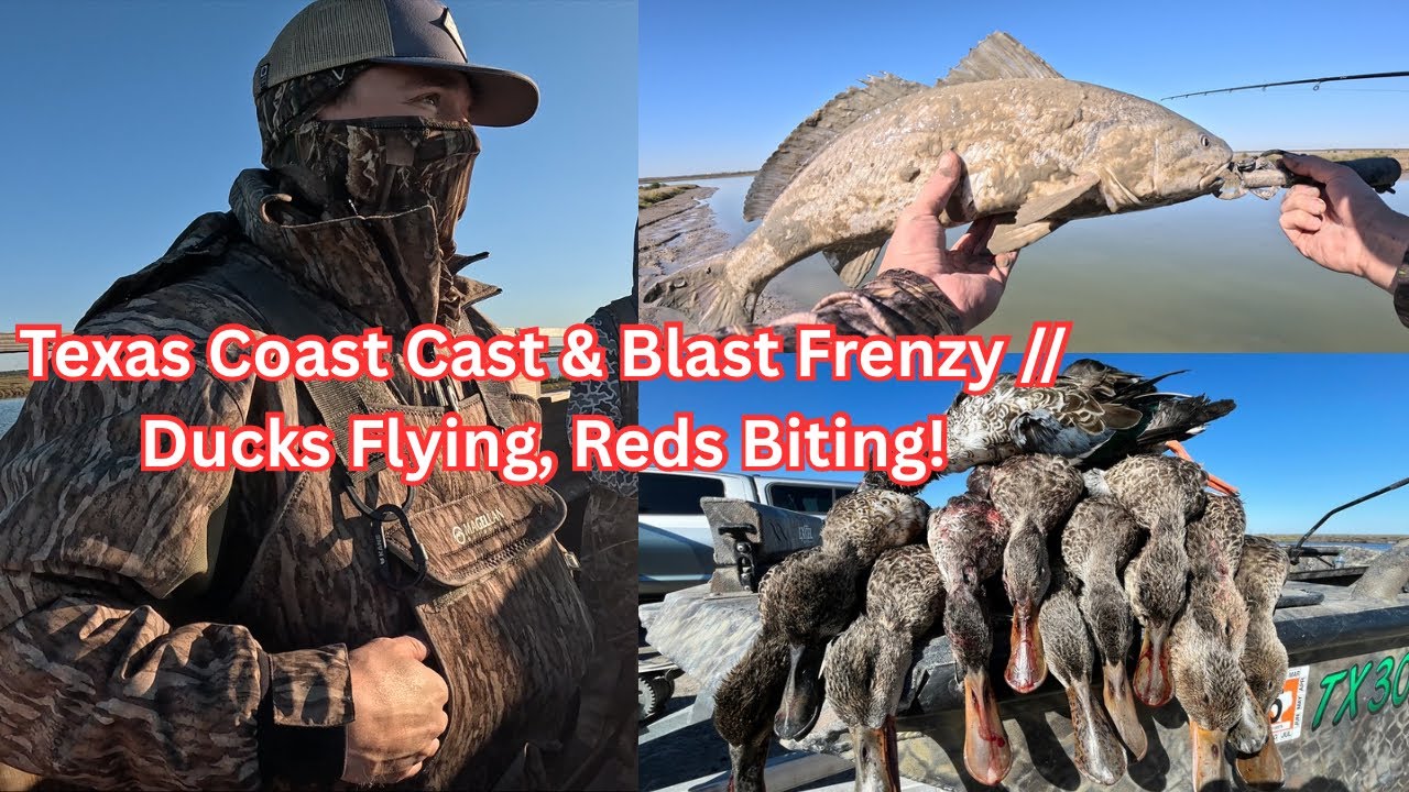 Texas Coast Cast & Blast Frenzy // Ducks Flying, Reds Biting!