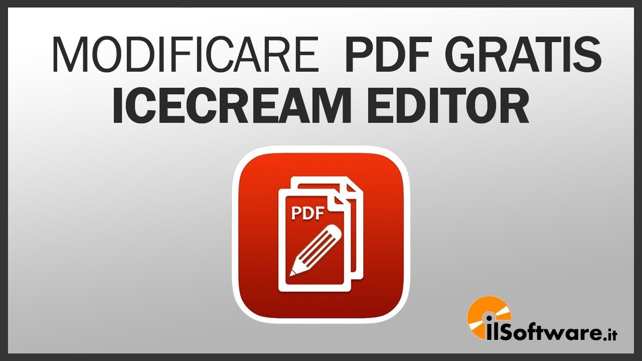Come modificare PDF GRATIS con l'editor IceCream