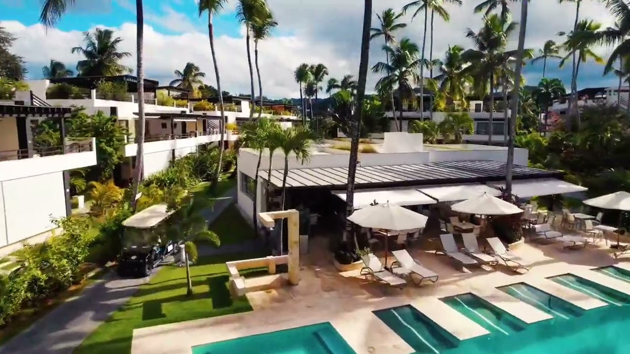 Samana Drone @ Work - Aligio Apart Hotel ONE SHOT fly through Las Terrenas