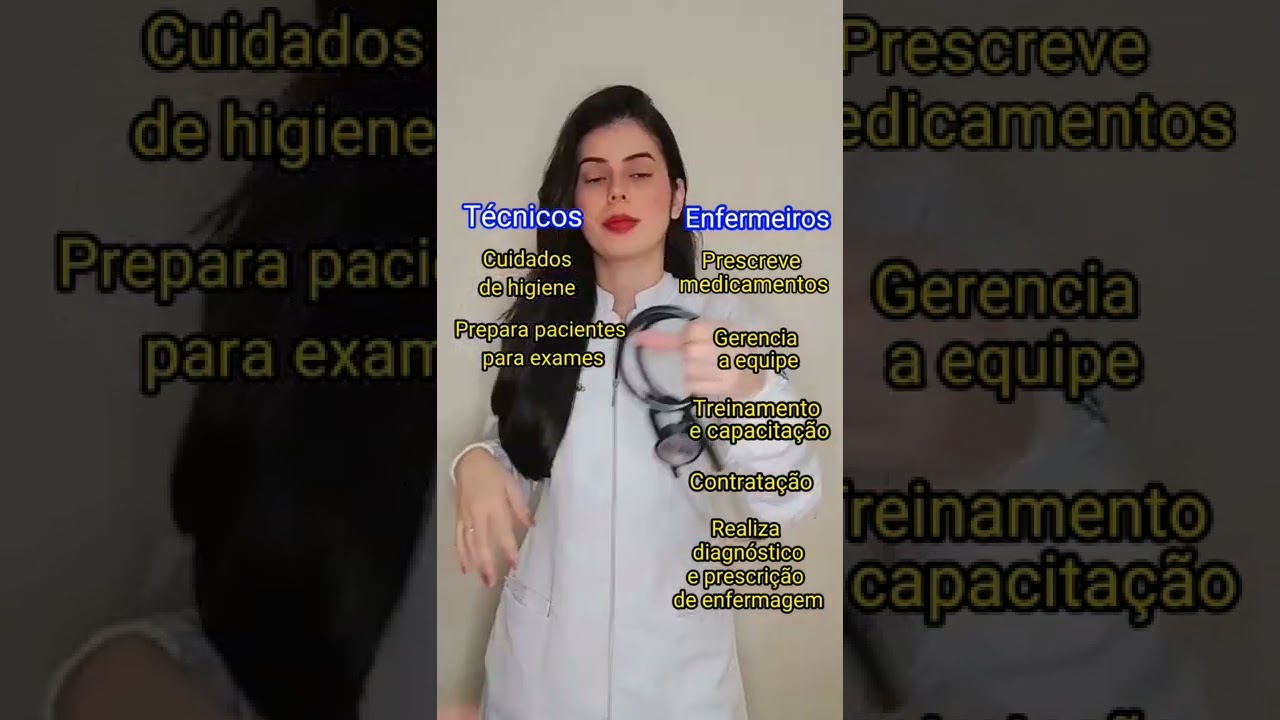 T&eacute;cnico e Enfermeiro (atribui&ccedil;&otilde;es) #enfermagem #curiosidades #reels #shorts